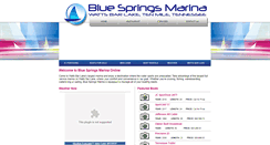 Desktop Screenshot of bluespringsmarina.com
